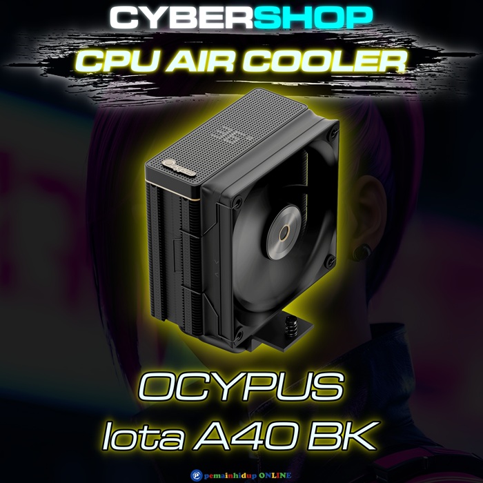 CPU Cooler OCYPUS IOTA A40 CPU Air Cooler BLACK
