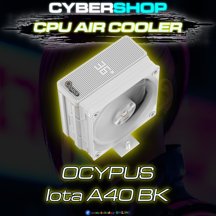 CPU Cooler OCYPUS IOTA A40 CPU Air Cooler WHITE
